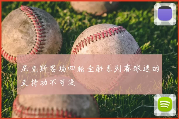 尼克斯客场四轮全胜系列赛球迷的支持功不可没