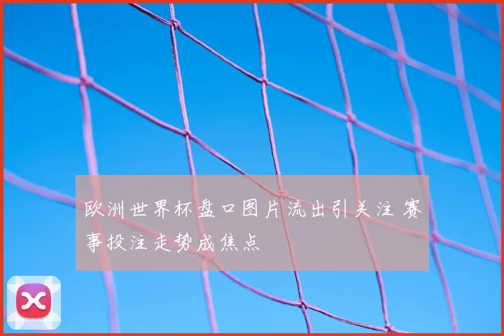 欧洲世界杯盘口图片流出引关注 赛事投注走势成焦点