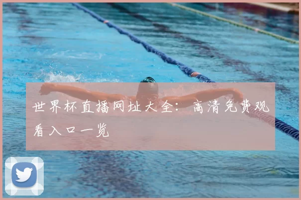 世界杯直播网址大全：高清免费观看入口一览